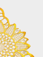 УЦЕНКА Дорожка на стол ажурная ПВХ 84×40 см «Букет» , цвет золото 10992275