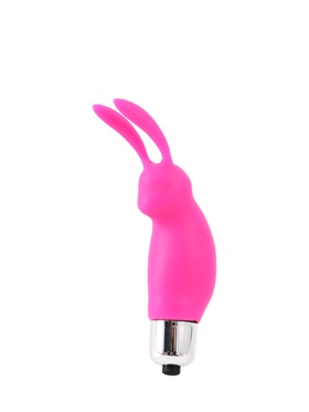 Вибратор «Кролик», стимулятор клитора и точки G, розовый