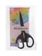 Ножницы канцелярские 14см, черные, длина лезвия 8,7см  (артикул 10960187)  большой выбор товаров оптом и в розницу по низким ценам с доставкой