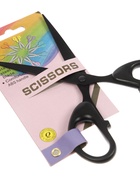 Ножницы канцелярские 16 см, черные, длина лезвия 10 см - Фото 3