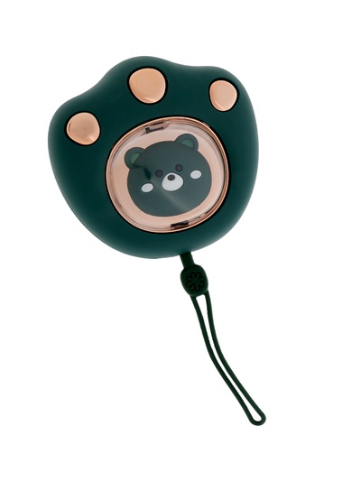 УЦЕНКА Электрическая портативная грелка для рук, 5 Вт, АКБ, 800 мАч, до 55 °С, USB, зеленая 101524