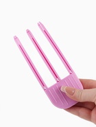 Зажимы для прикорневого объёма волос (наб 2шт цена за наб) розовый пластик накл QF - фото 69484346