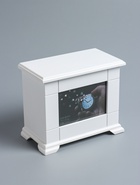 УЦЕНКА Фотоархив дерево на 72 фото 10х15 см "Комод белый" 23х12,5х19,5 10992322