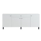 УЦЕНКА Комод Оливия, 2000×426×830, Белый/Белый глянец - Фото 6