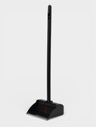 Щётка для пола, совок 26×25 см, щётка 25 см, пластиковая секционная ручка 98 см, чёрная - Фото 1