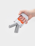 Мини швабра с насадкой ПВА, с отжимом, насадка 14×3, серо-оранжевая - Фото 7