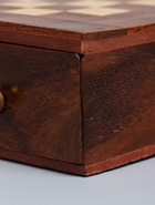 УЦЕНКА Шахматы нескладные с выдвижными ящичками, доска 20х20 см, дерево шишам 10992351