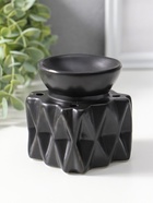 Аромалампа для эфирных масел «Грани. Куб», чёрные, 8×8×9.5 см  (артикул 10992353)  большой выбор товаров оптом и в розницу по низким ценам с доставкой