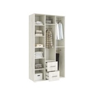 УЦЕНКА Шкаф трехстворчатый Фиеста с зеркалом, 1200х510х2236, Графит/Дуб крафт белый - Фото 2