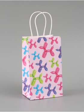 Пакет подарочный «Шары», 12 × 21 × 9 см