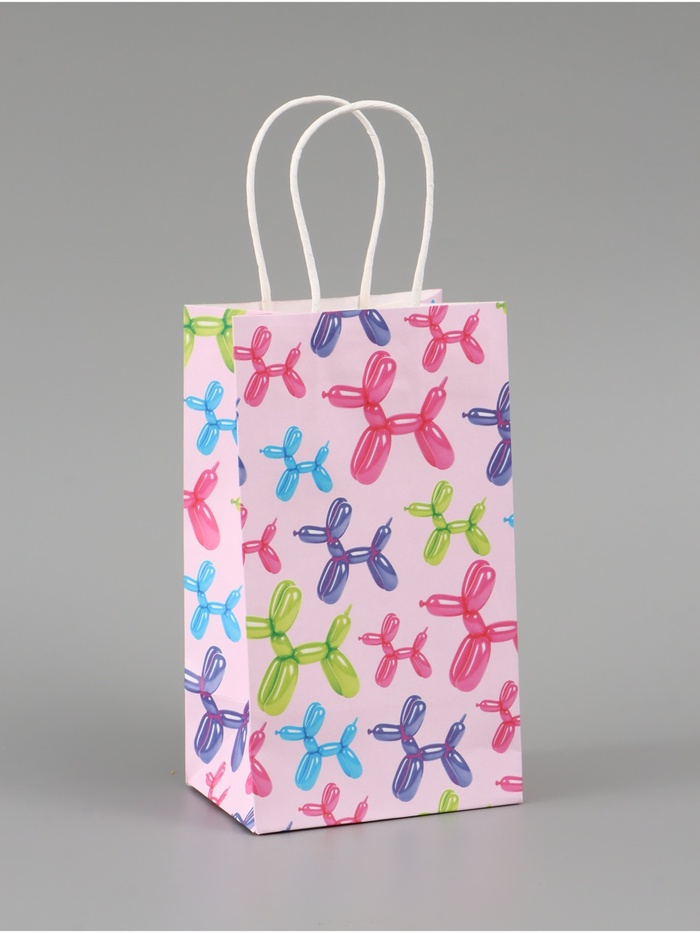 Пакет подарочный «Шары», 12 × 21 × 9 см - Фото 1