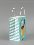 Пакет подарочный «Поздравляю», 22 × 22 × 11 см - Фото 3