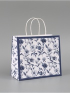 Пакет подарочный «Цвети», 25 × 22 × 12 см - Фото 1