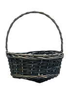 УЦЕНКА Набор корзин плетеных, 36 x 36 x 14 x 37см/30 x 30 x 12.5 x 32см/25x25x11x28см, ива - Фото 2