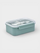 Ланч - бокс, контейнер для еды «Нордик», с приборами, 2 ячейки, 900 мл, 19×14×7 см, пластик, МИКС - Фото 3