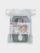 Ланч - бокс, контейнер для еды «Нордик», с приборами, 900 мл, 19×14×7 см, пластик, зелёный  (артикул 10949507)  большой выбор товаров оптом и в розницу по низким ценам с доставкой