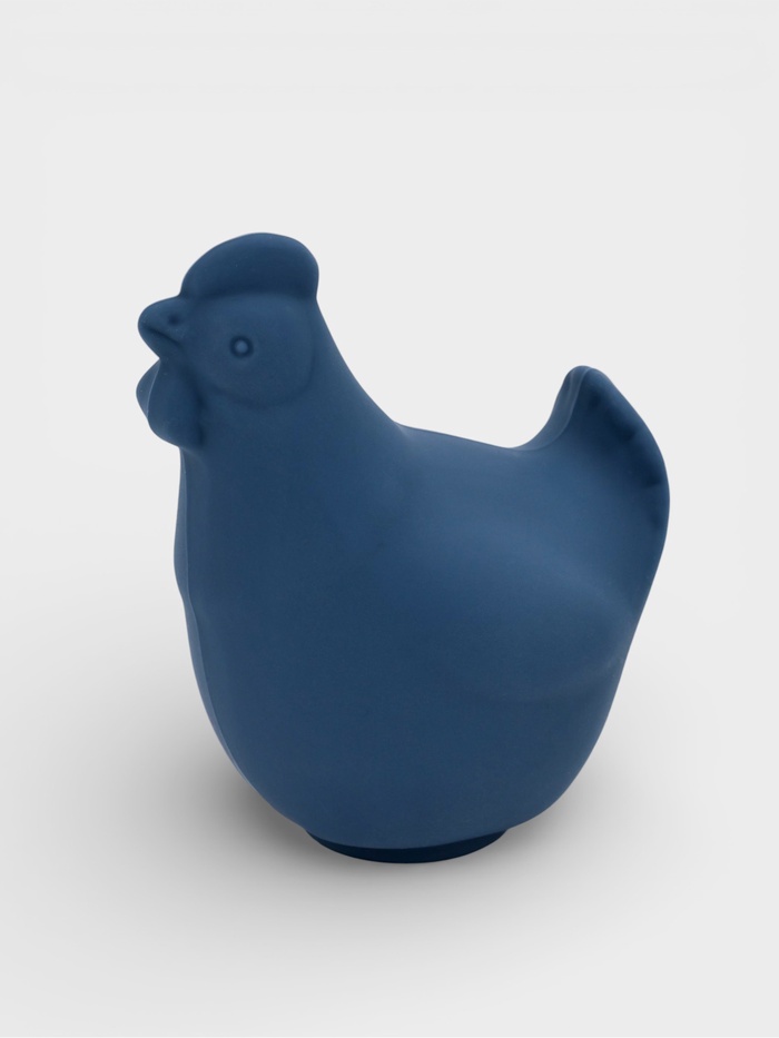 Разделитель белка и желтка «Ряба», 8.5×8×8, силикон, синий - Фото 1