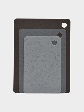 Доски разделочные «Грей», набор 3 шт., 38×29 см, 33.5×24 см, 29×19 см гибкие, пластик, серые  (артикул 10953497)  большой выбор товаров оптом и в розницу по низким ценам с доставкой