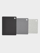 Доски разделочные «Грей», набор 3 шт., 38×29 см, 33.5×24 см, 29×19 см гибкие, пластик, серые - Фото 2