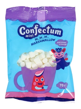 Зефир Confectum Mini, с ароматом ванили, 70 г