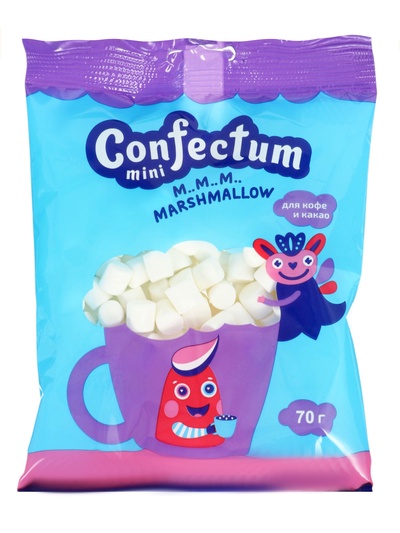 Маршмеллоу Confectum Mini, с ароматом ванили, 70 г