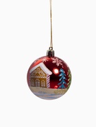 УЦЕНКА Набор шаров пластик d=7 см, 6 шт. «Домик» красный - Фото 4