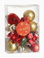 УЦЕНКА Набор украшений пластик 15 шт "Клубничное настроение" красный золото - Фото 10