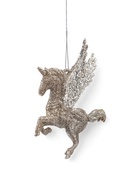 УЦЕНКА Украшение ёлочное "Праздничное сияние" единорог, 12х12 см, золото - Фото 3