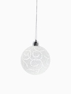 УЦЕНКА Набор шаров пластик d-6 см, 6 шт "Волшебные узоры" белый - Фото 3