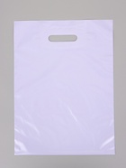 Пакет полиэтиленовый с вырубной ручкой, лавандовый 30х40 см, 60 мкм  (артикул 10958391)  большой выбор товаров оптом и в розницу по низким ценам с доставкой