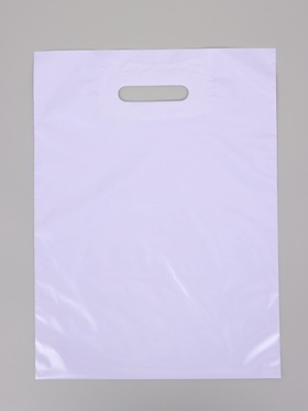 Пакет полиэтиленовый с вырубной ручкой, лавандовый 30х40 см, 60 мкм  (артикул 10958391)  большой выбор товаров оптом и в розницу по низким ценам с доставкой