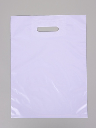 Пакет полиэтиленовый с вырубной ручкой, лавандовый 30×40 см, 60 мкм