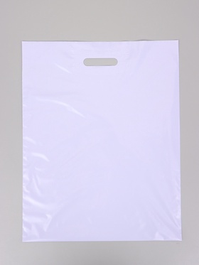 Пакет полиэтиленовый с вырубной ручкой, лавандовый 40х50 см, 60 мкм  (артикул 10958426)  большой выбор товаров оптом и в розницу по низким ценам с доставкой