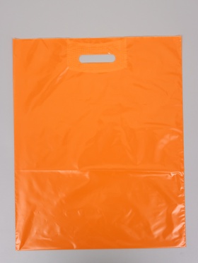 Пакет полиэтиленовый с вырубной ручкой, персиковый 40×50 см, 60 мкм  (артикул 10958429)  большой выбор товаров оптом и в розницу по низким ценам с доставкой