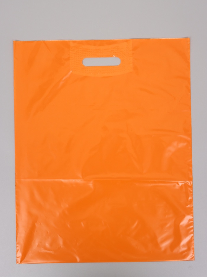 Пакет полиэтиленовый с вырубной ручкой, персиковый 40×50 см, 60 мкм - Фото 1