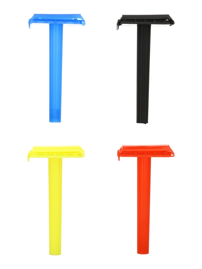 Набор для бритья мужской (станок + 5 лезвий) МИКС