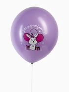 Воздушный шар латексный 12" «С днём рождения. Лисичка», набор 5 шт. 10954701