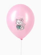 Воздушный шар латексный 12" «С днём рождения. Лисичка», набор 5 шт. 10954701