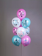 Воздушные шары латексные 12" «С днём рождения! Для неё», набор 25 шт. - фото 69484443