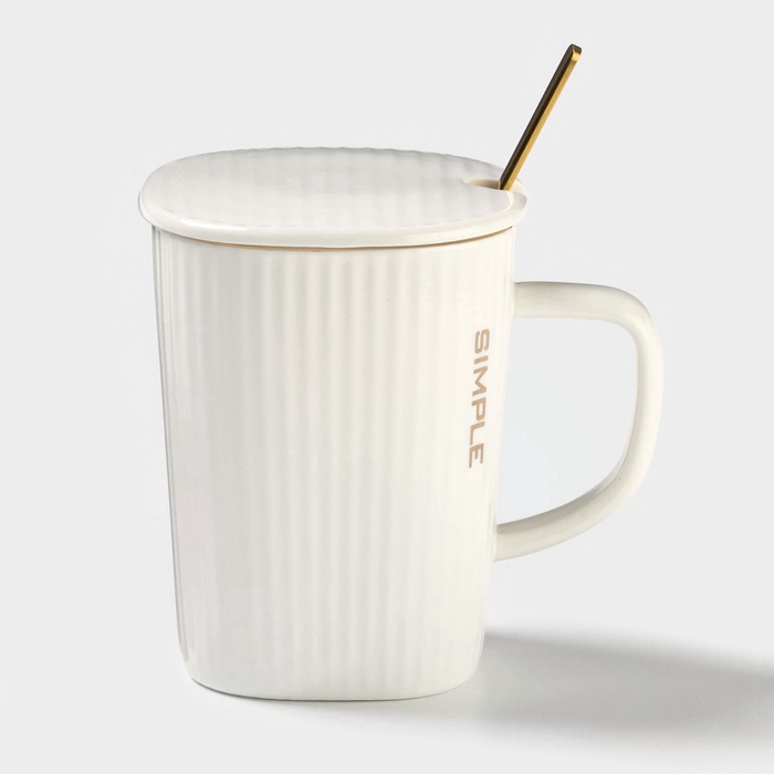 УЦЕНКА Кружка 320 мл «Simple» 14.5×10.5×8.5 см - Фото 1