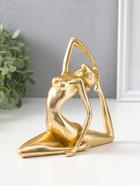 Фигурка полистоун «Обнажённая девушка - йогиня», под золото, 6.2×16×15.5 см  (артикул 10954804)  большой выбор товаров оптом и в розницу по низким ценам с доставкой