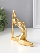 Фигурка полистоун «Обнажённая девушка - йогиня», под золото, 6.2×16×15.5 см  (артикул 10954804)  большой выбор товаров оптом и в розницу по низким ценам с доставкой