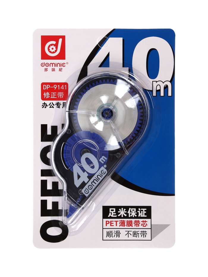 Корректор-лента, 40 м×5 мм, на блистере, МИКС