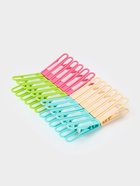 Набор прищепок бельевых 24 шт, пластик  (артикул 10963791)  большой выбор товаров оптом и в розницу по низким ценам с доставкой