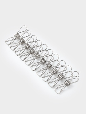 Набор прищепок бельевых металлических 20 шт  (артикул 10963793)  большой выбор товаров оптом и в розницу по низким ценам с доставкой