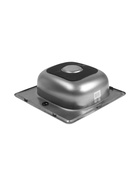 Мойка кухонная MIXLINE 528187, врезная, толщина 0.6 мм, 48×48×16 см,3 1/2", с сифоном  (артикул 10990238)  большой выбор товаров оптом и в розницу по низким ценам с доставкой
