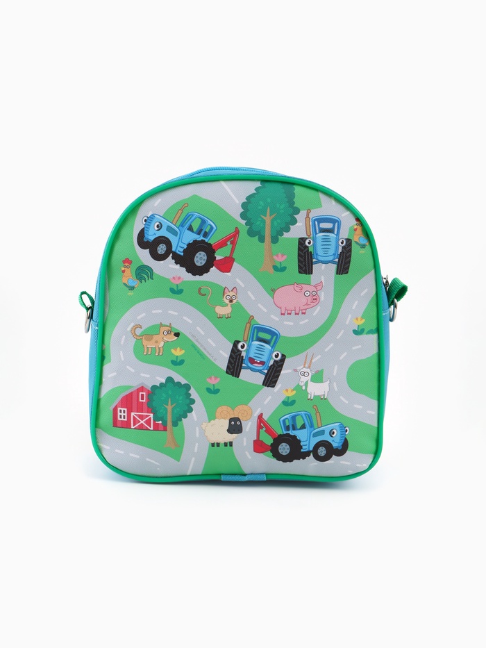 Рюкзак-сумка детский «Синий трактор» 22×23×8 - Фото 1