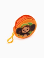 Кошелек детский плюшевый «Чебурашка» 9×9×1 - Фото 5