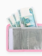 Кошелек детский на липучке «Принцессы» розовый 9×9×1  (артикул 10930884)  большой выбор товаров оптом и в розницу по низким ценам с доставкой