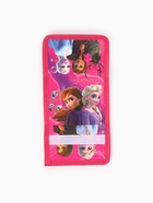 Кошелек детский на липучке «Холодное сердце» розовый 9×9×1  (артикул 10930885)  большой выбор товаров оптом и в розницу по низким ценам с доставкой